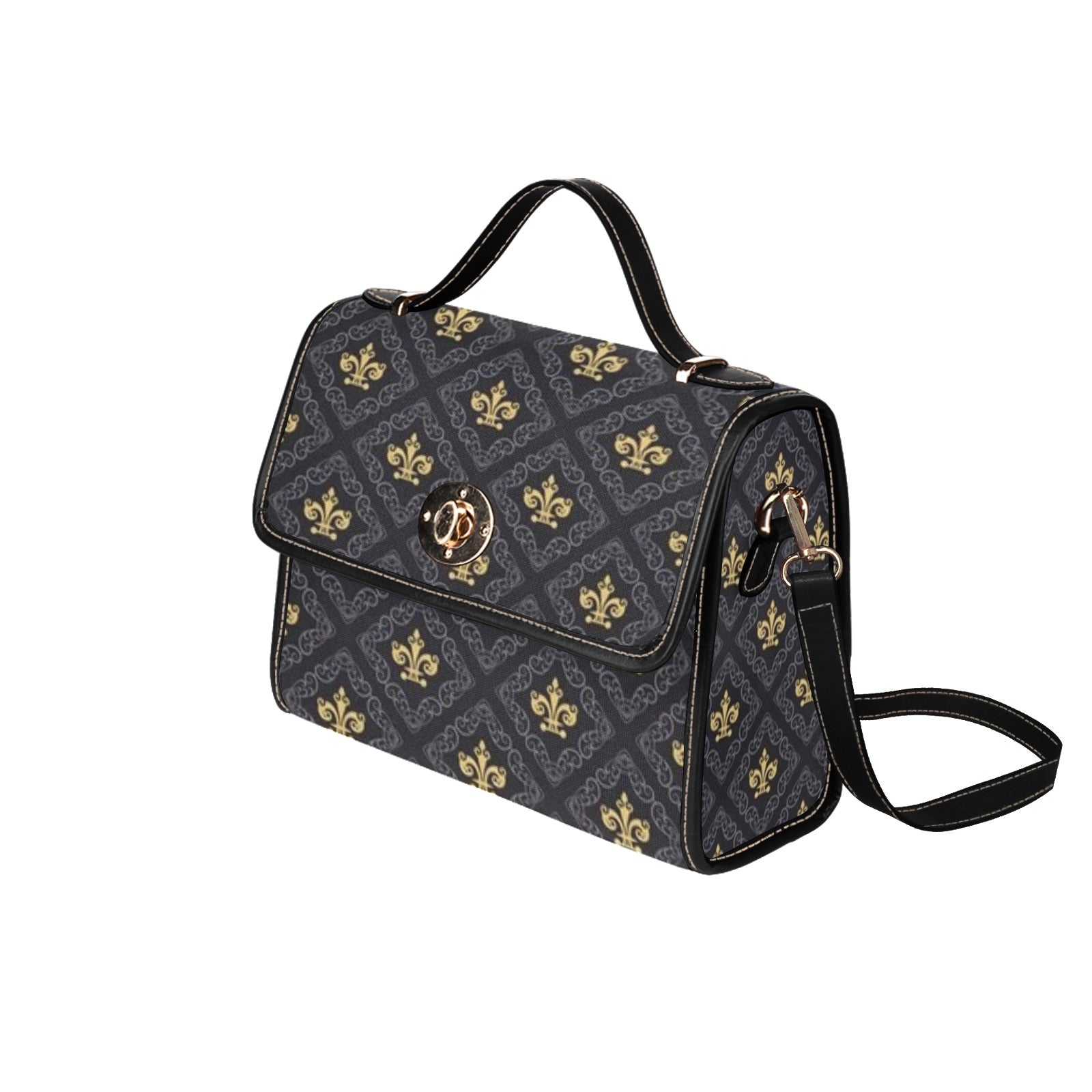 KSC's Custom Design's Hand Bag-Lock bags (black shoulder strap, black edging) - 10 Options -Awesome Deal
