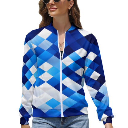 Designer Style Women's Long Sleeve Zipper Jacket (10 Options) - KSC's Limited Edition Collections