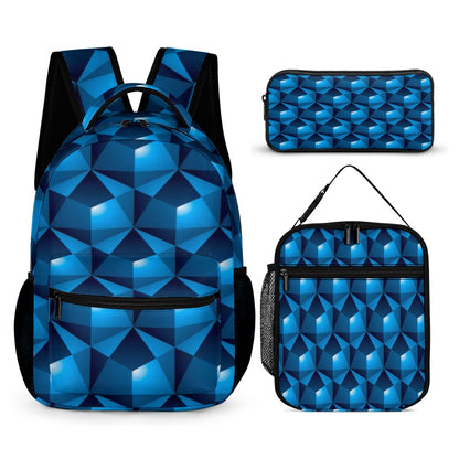 BACK TO SCHOOL BUNDLES -3PC Back To School Set - KSC's Custom Designs Back To School Sets - Backpacks, Three piece set combination Backpacks, Lunch Box, Pencil Bag/Organizer