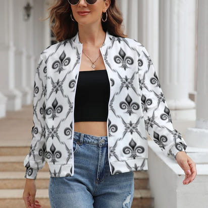 Women's Long Sleeve Zipper Jacket (10 Options) - KSC's Limited Edition Designer Collections