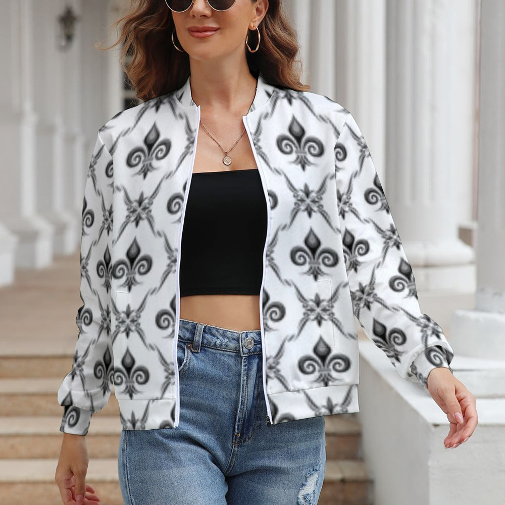 Women's Long Sleeve Zipper Jacket (10 Options) - KSC's Limited Edition Designer Collections