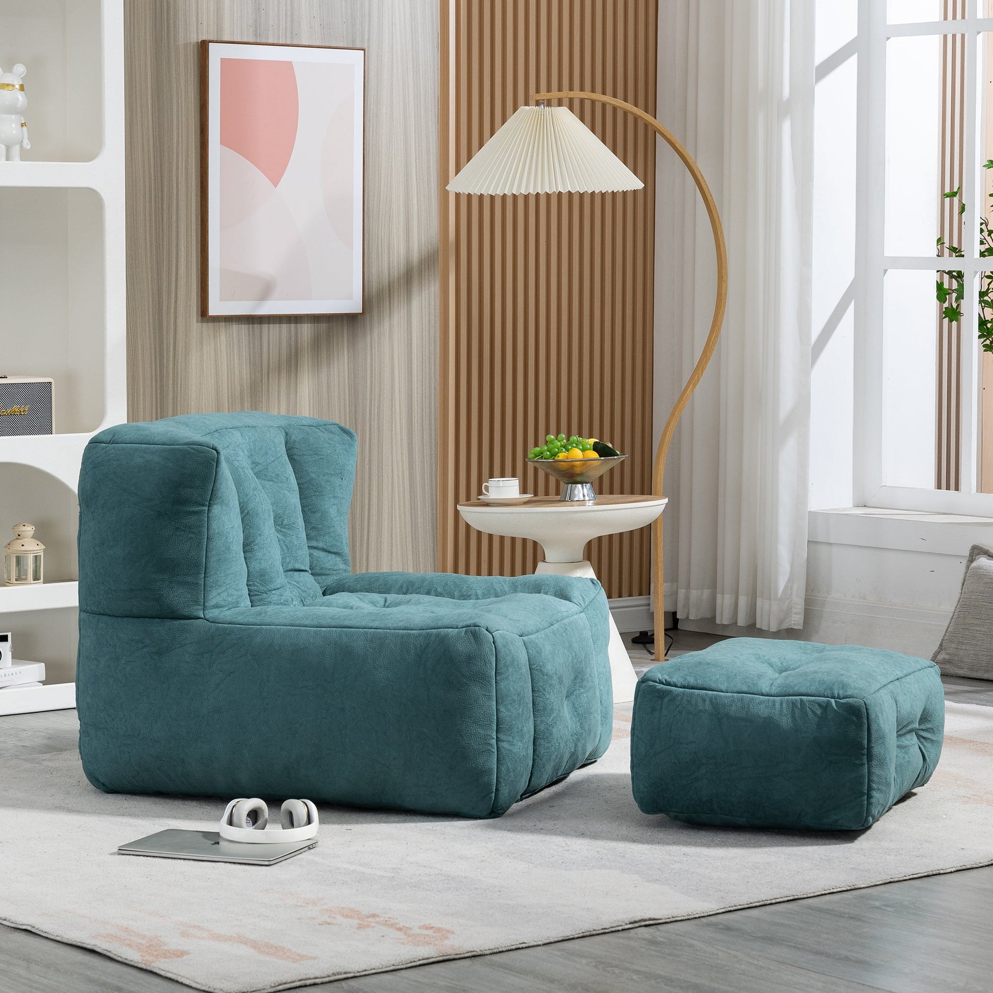 Fluffy bean bag chair, comfortable bean bag for adults and children,