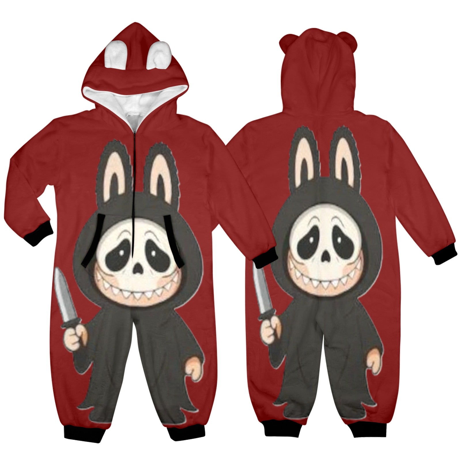 KSC's Halloween Exclusive Little Kid Unisex Onesie Ghost Face Scary Movie Design 3