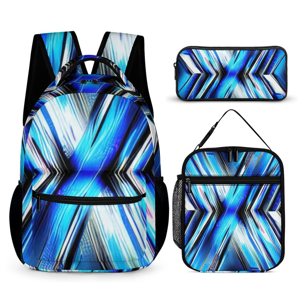 BACK TO SCHOOL BUNDLES -3PC Back To School Set - KSC's Custom Designs Back To School Sets - Backpacks, Three piece set combination Backpacks, Lunch Box, Pencil Bag/Organizer