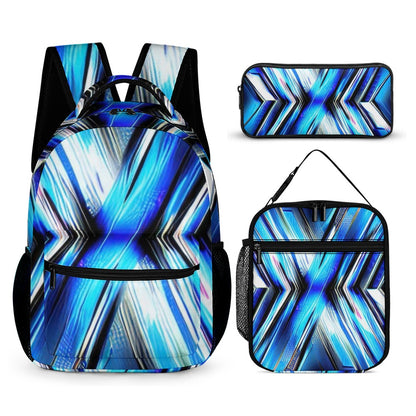 BACK TO SCHOOL BUNDLES -3PC Back To School Set - KSC's Custom Designs Back To School Sets - Backpacks, Three piece set combination Backpacks, Lunch Box, Pencil Bag/Organizer