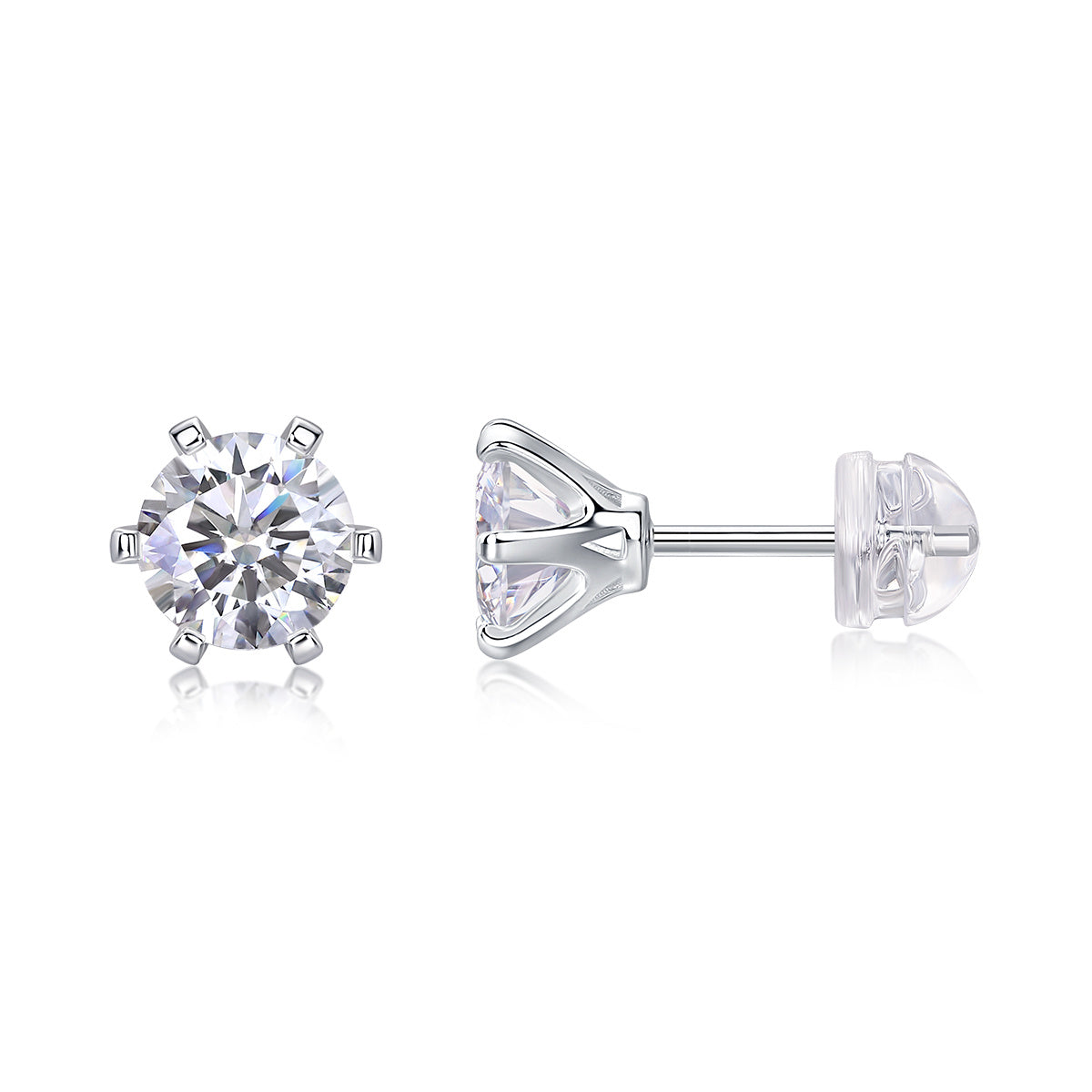 Light Luxury Moshan Diamond Earrings