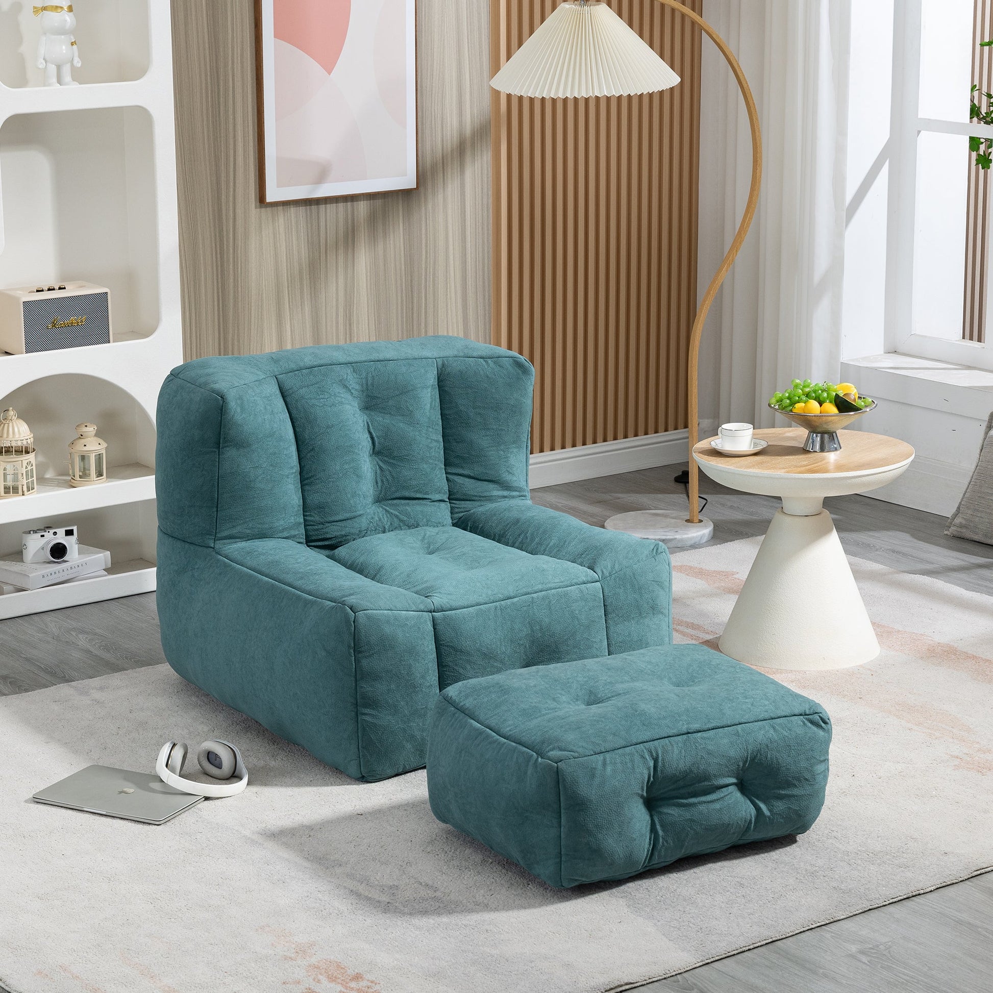 Fluffy bean bag chair, comfortable bean bag for adults and children,