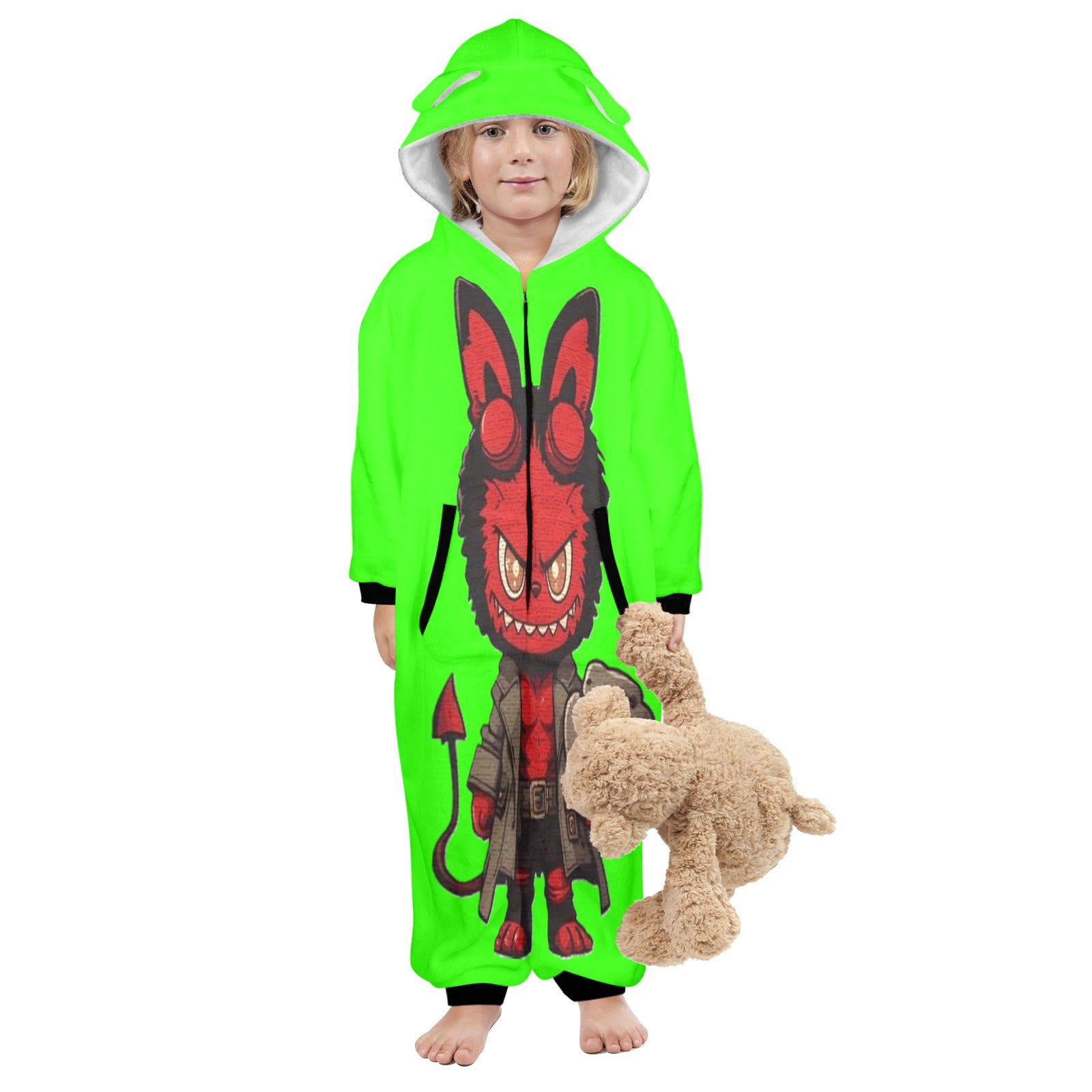 KSC's Halloween Exclusive Little Kids Unisex Onesie LabubuHellboy