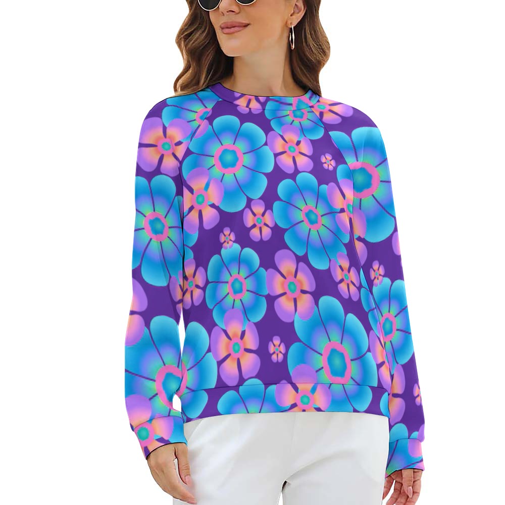 Raglan round neck KSC's Exclusive Women's Sweater Collection (10) Designs/Styles - Raglan round neck sweater