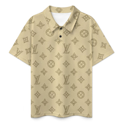 KSC's Exclusive Kids Designs- Young Men's/Boys New Kid's Shoulder buttoned polo shirt