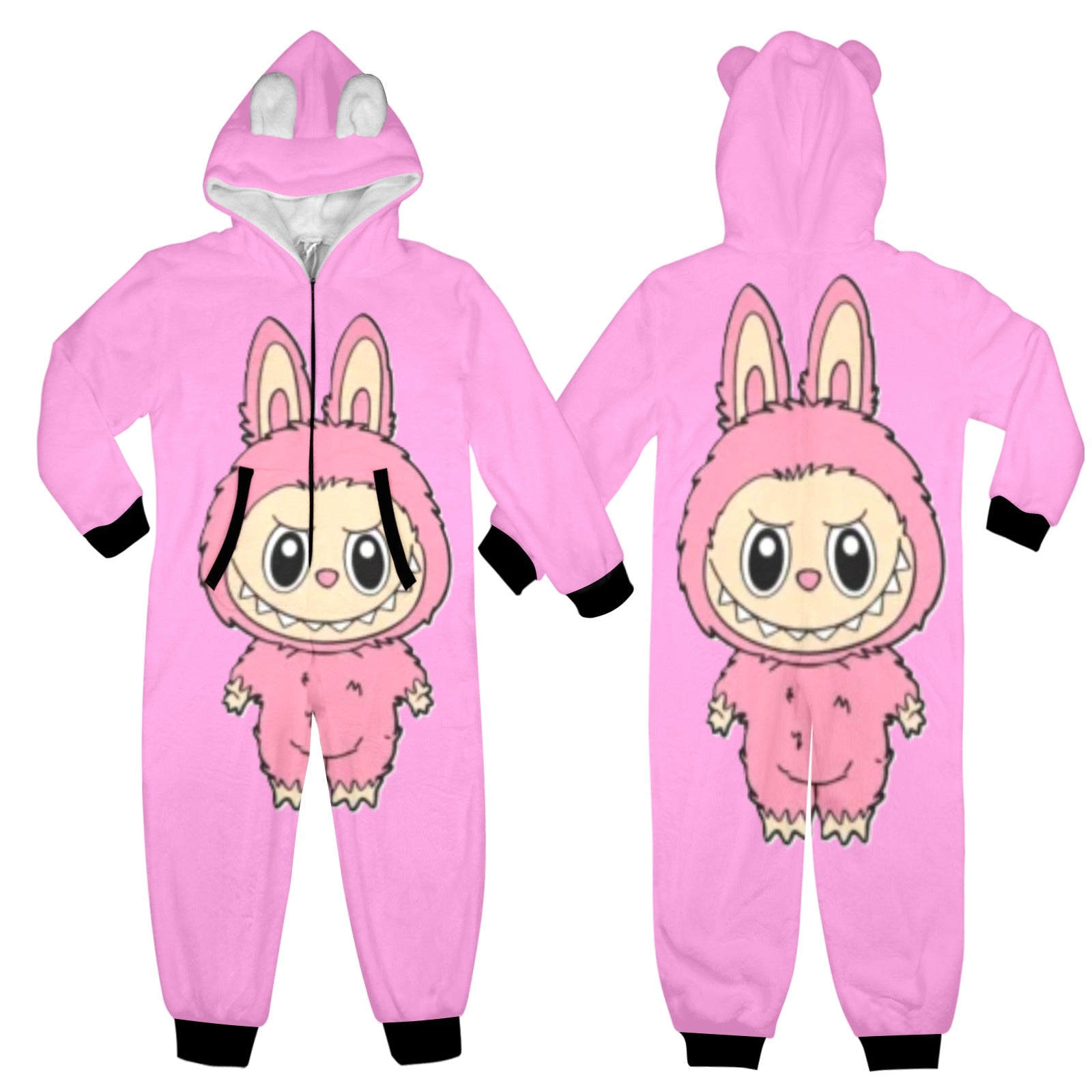 KSC's Exclusive Big Kids Onesie Labubu (8 to 15 Years) Pink with Pink Labubu
