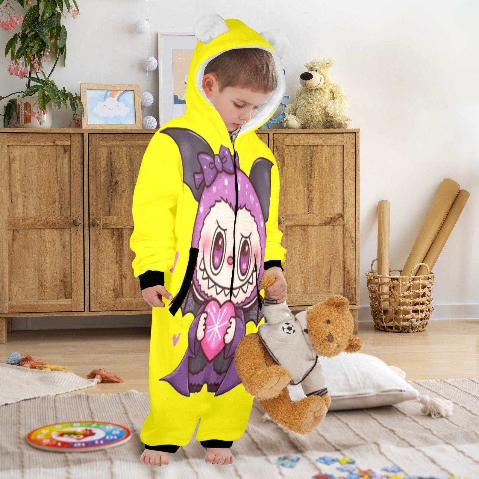 KSC's Halloween Exclusive Little Kid Unisex Onesie Labubu Vampire Bat