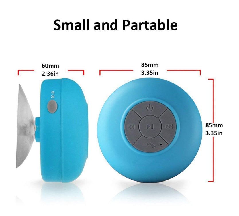 Source Manufacturer Bathroom Waterproof Suction Cup Bluetooth Audio Portable Phone Holder Mini Smart Suction Cup Speaker