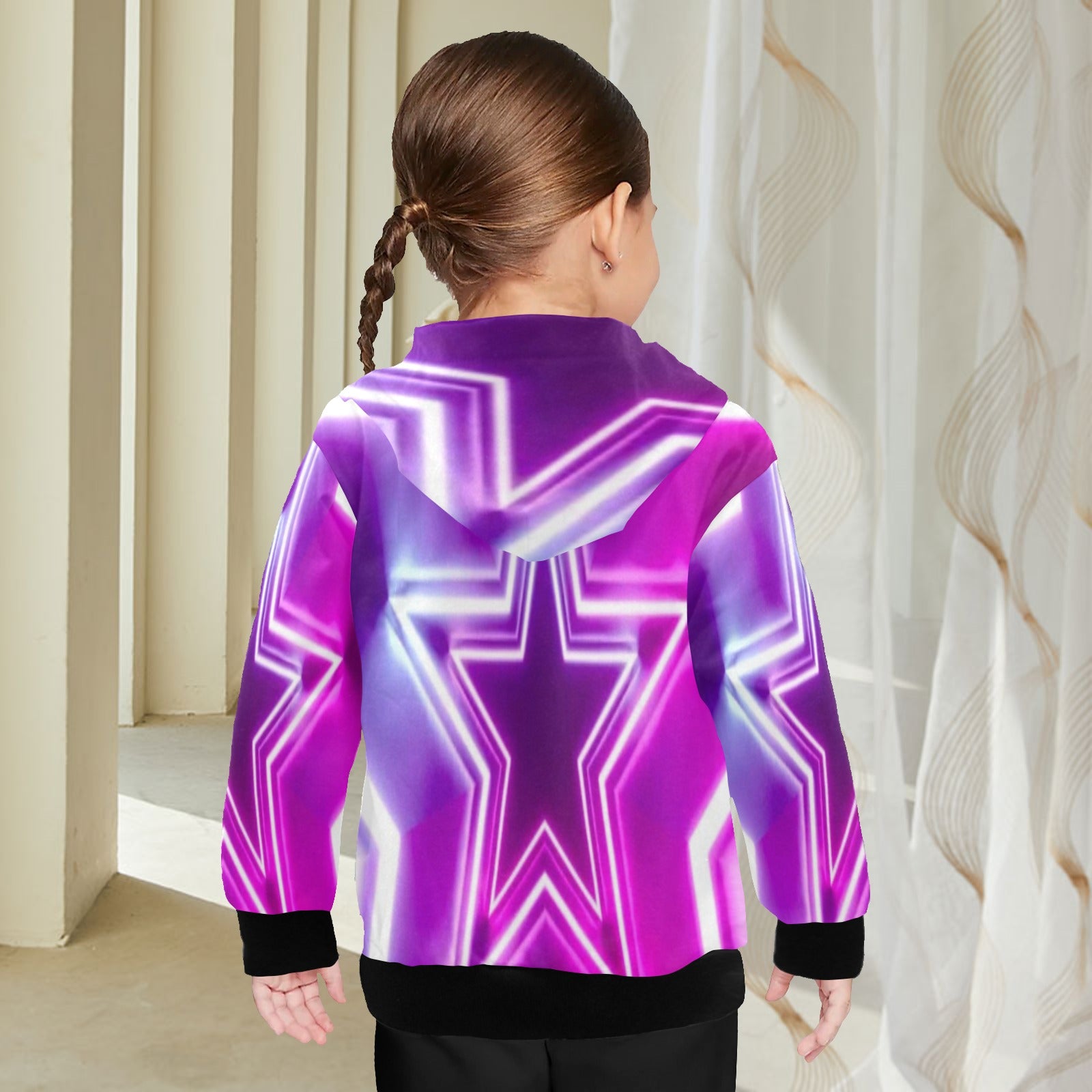 KSC's Exclusive Designs Little Girls' Long Sleeve Hoodie - Little Girls' Long Sleeve Hoodie