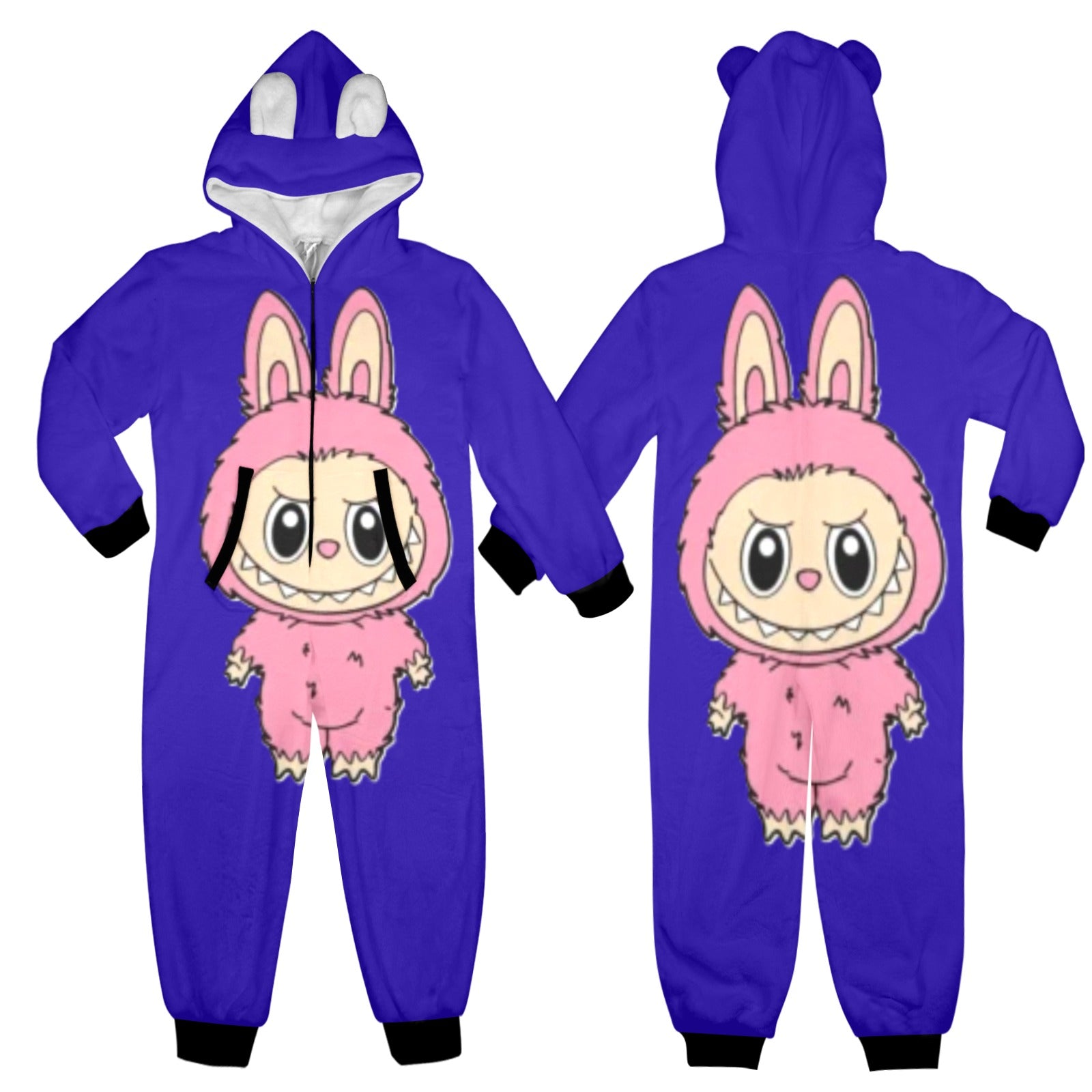 KSC's Exclusive Big Kids Onesie Labubu (8 to 15 Years) Blue Pink Labubu