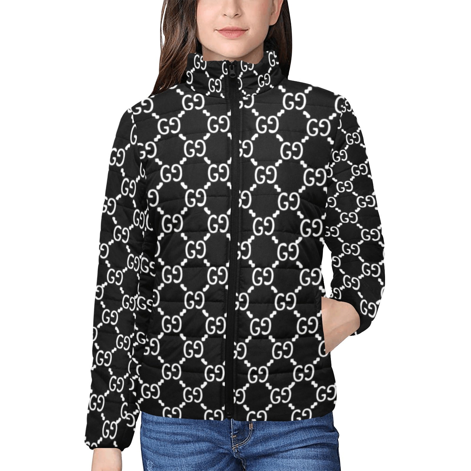 KSC's Exclusive  Women's Stand Collar Padded Jackets (10) Designs/Styles - Women's stand collar padded jacket(H41)