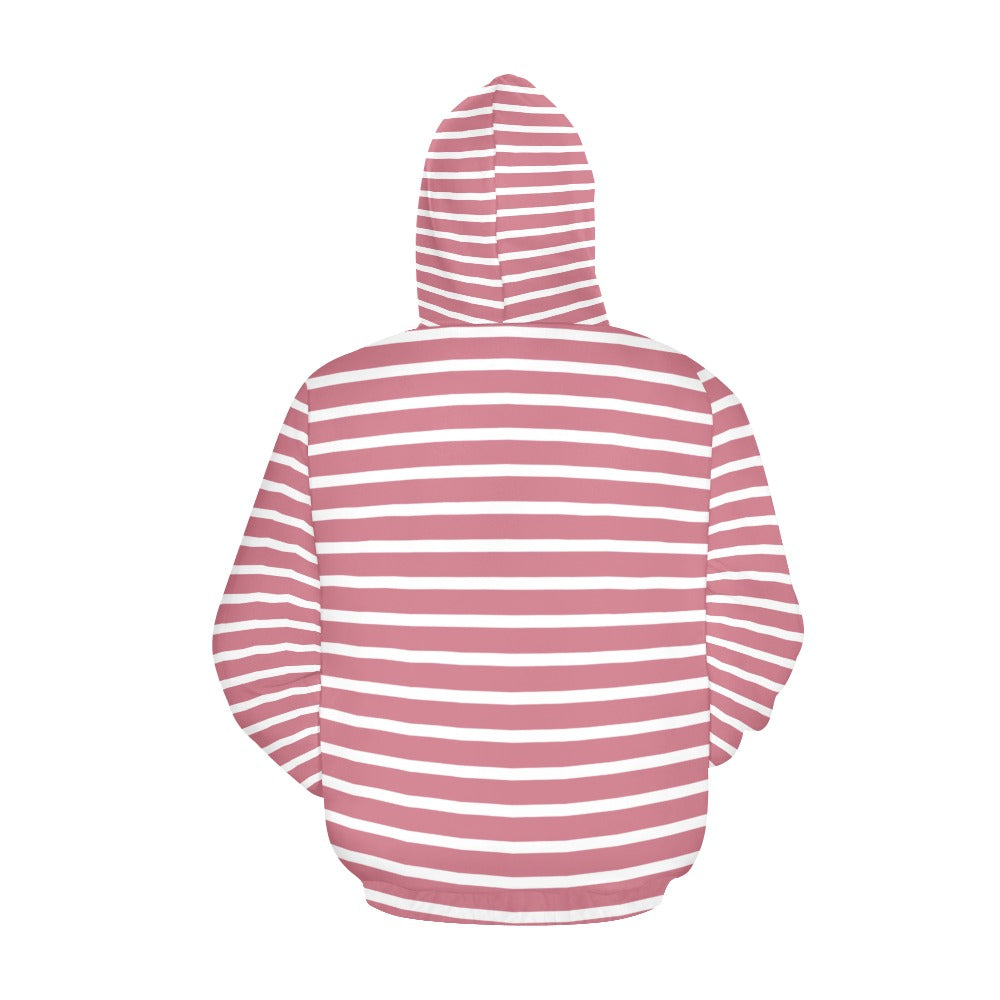 KSC's Exclusive Women's Stripe Design Hoodies Collection (10 Styles) Hoodie (Model H13)