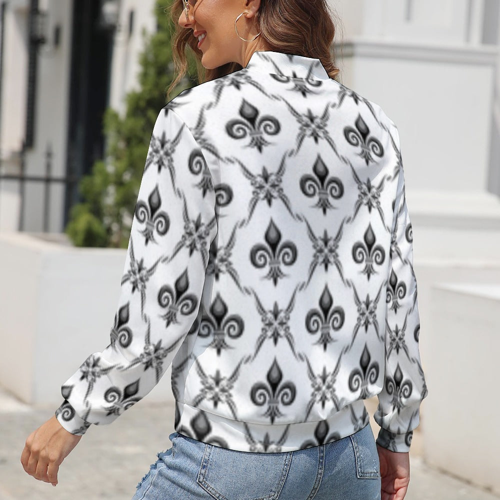 Women's Long Sleeve Zipper Jacket (10 Options) - KSC's Limited Edition Designer Collections