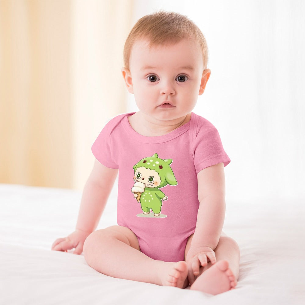 KSC's BABY LABUBU BODYSUIT -Short -Sleeve Baby's Bodysuit