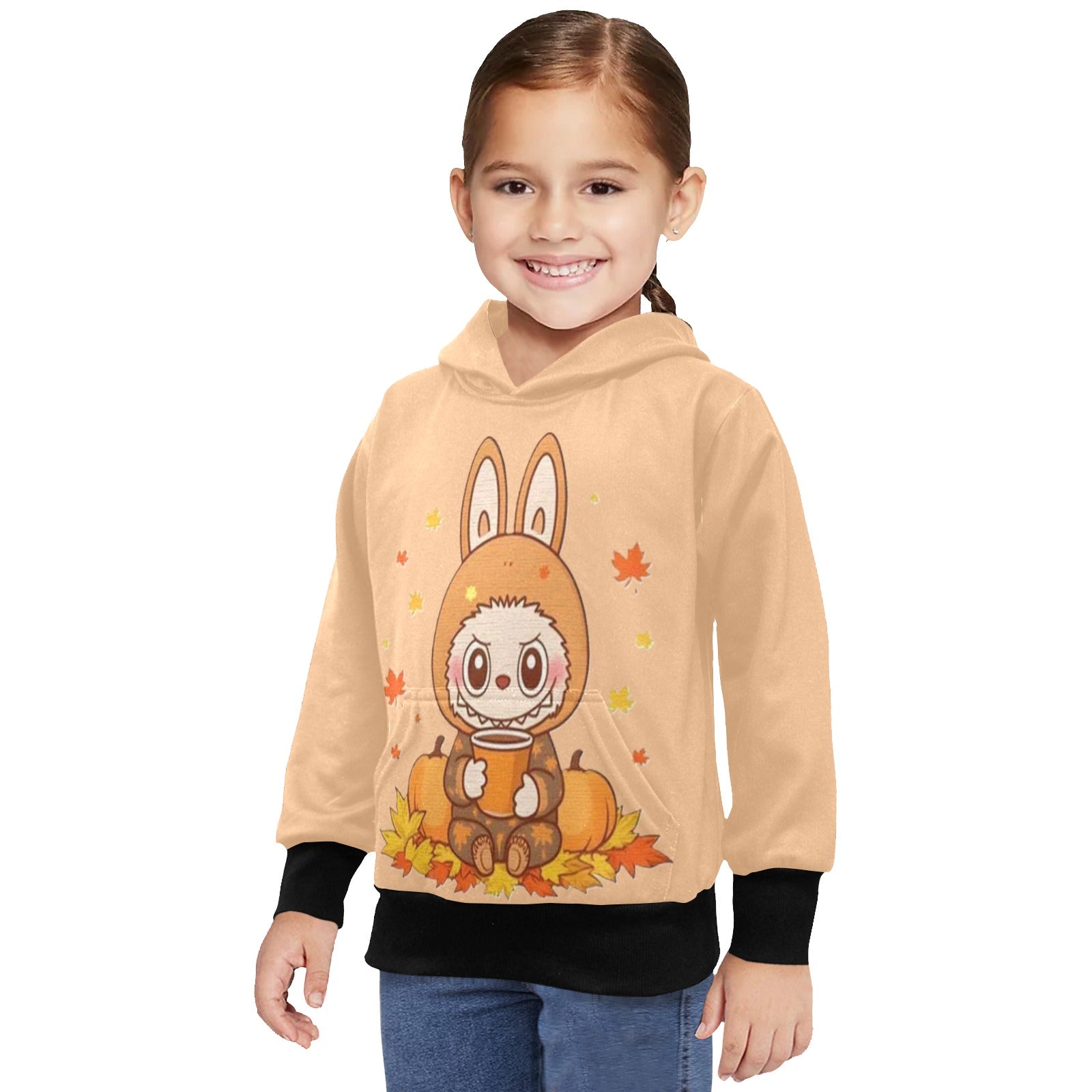 KSC's Little Girls' Fall Labubu Long Sleeve Hoodies - CUTE & COMFY - PERFECT FOR FALL & WINTER!
