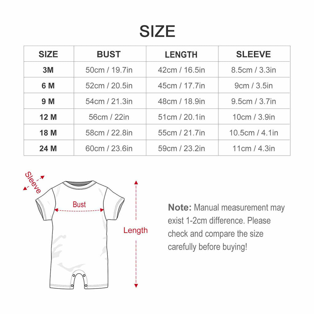 Baby My First Halloween White Onesie Romper Short Sleeve Baby Romper (PLR)