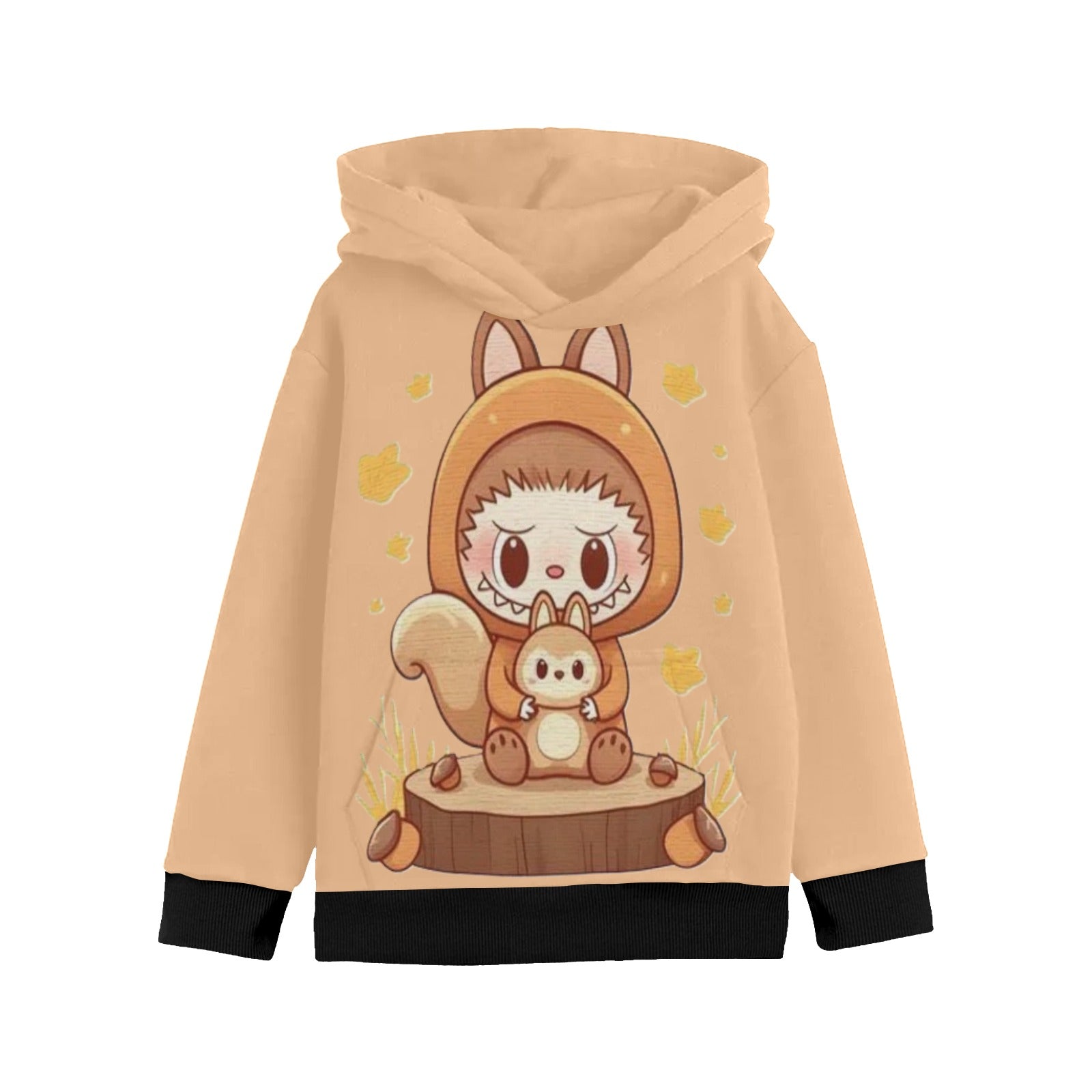 KSC's Little Girls' Fall Labubu Long Sleeve Hoodies - CUTE & COMFY - PERFECT FOR FALL & WINTER!