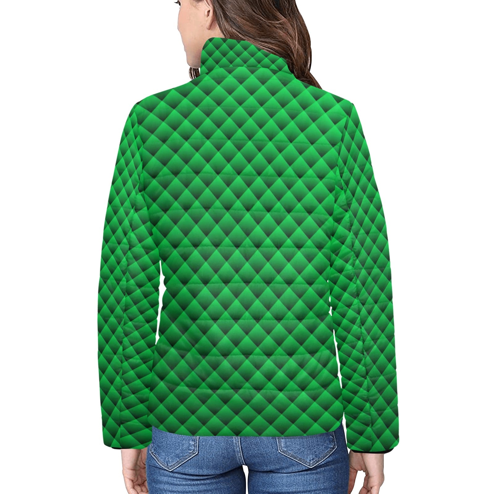 KSC's Exclusive  Women's Stand Collar Padded Jackets (10) Designs/Styles - Women's stand collar padded jacket(H41)