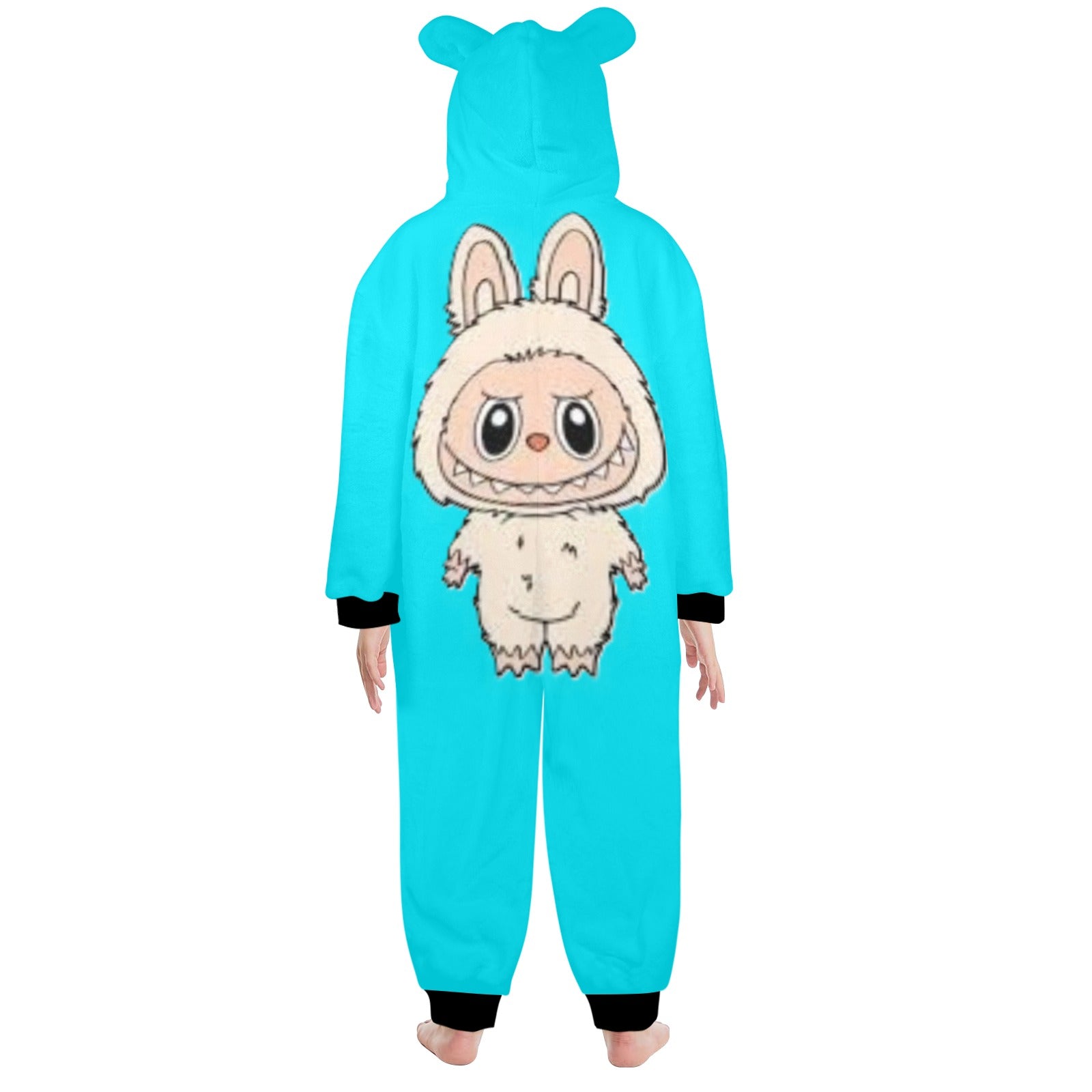 KSC's Exclusive Big Kids Onesie Labubu (8 to 15 Years) Teal w/Tan Labubu