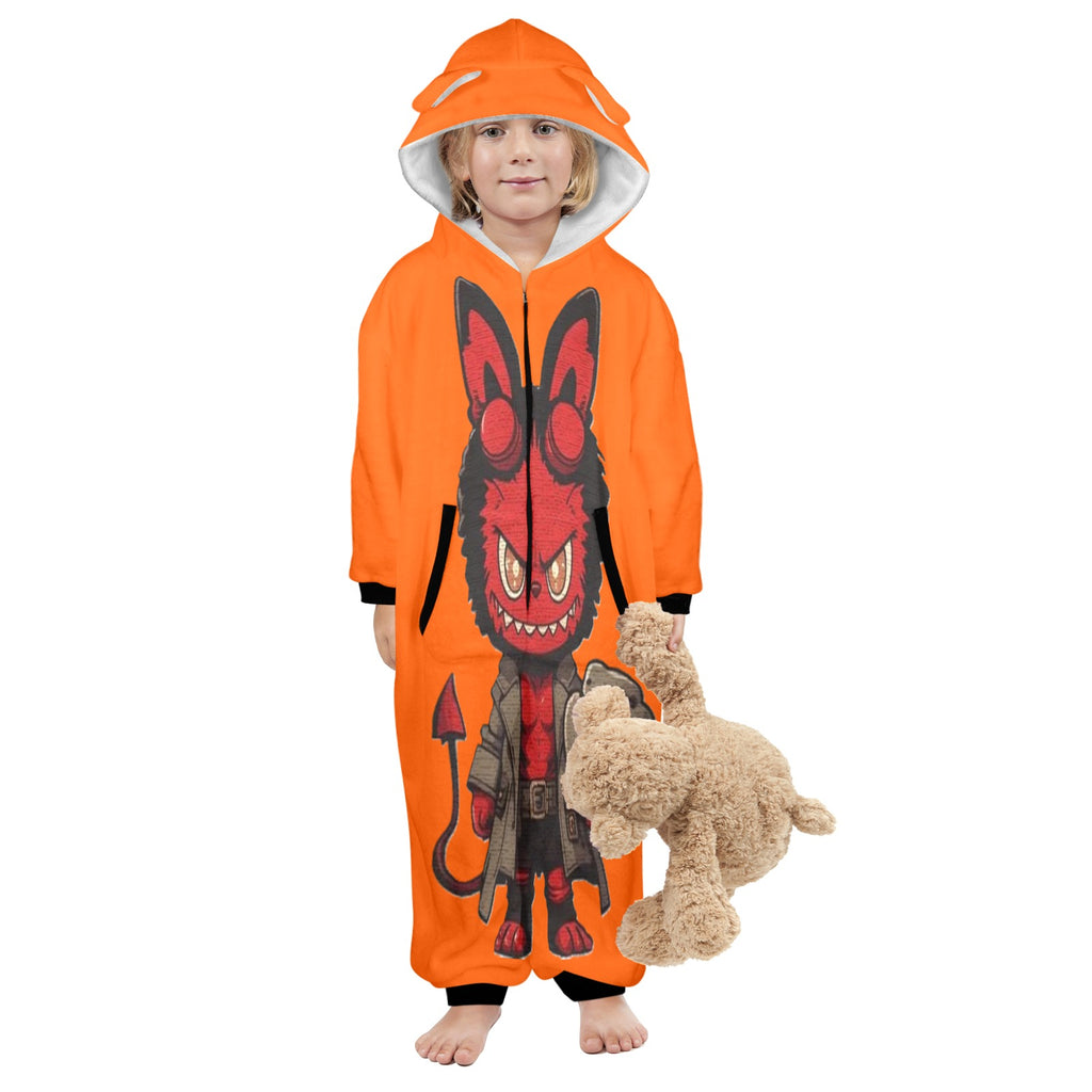 KSC's Halloween Exclusive Little Kids Unisex Onesie LabubuHellboy
