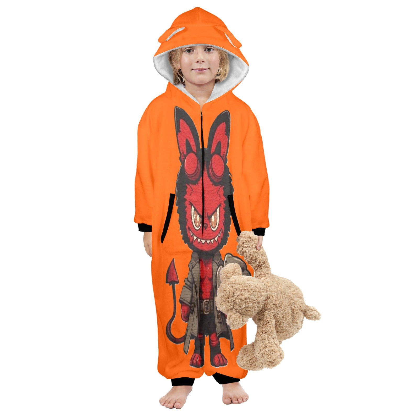 KSC's Halloween Exclusive Little Kids Unisex Onesie LabubuHellboy