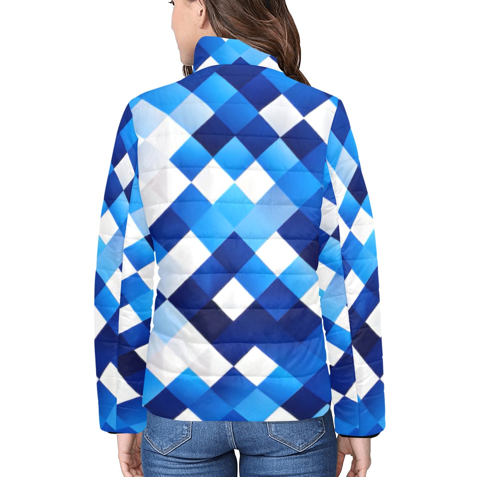 KSC's Exclusive  Women's Stand Collar Padded Jackets (10) Designs/Styles - Women's stand collar padded jacket(H41)