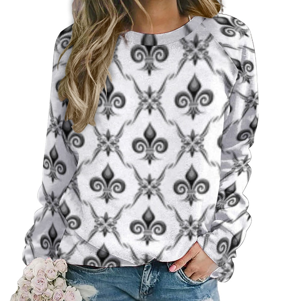 Raglan round neck KSC's Exclusive Women's Sweater Collection (10) Designs/Styles - Raglan round neck sweater