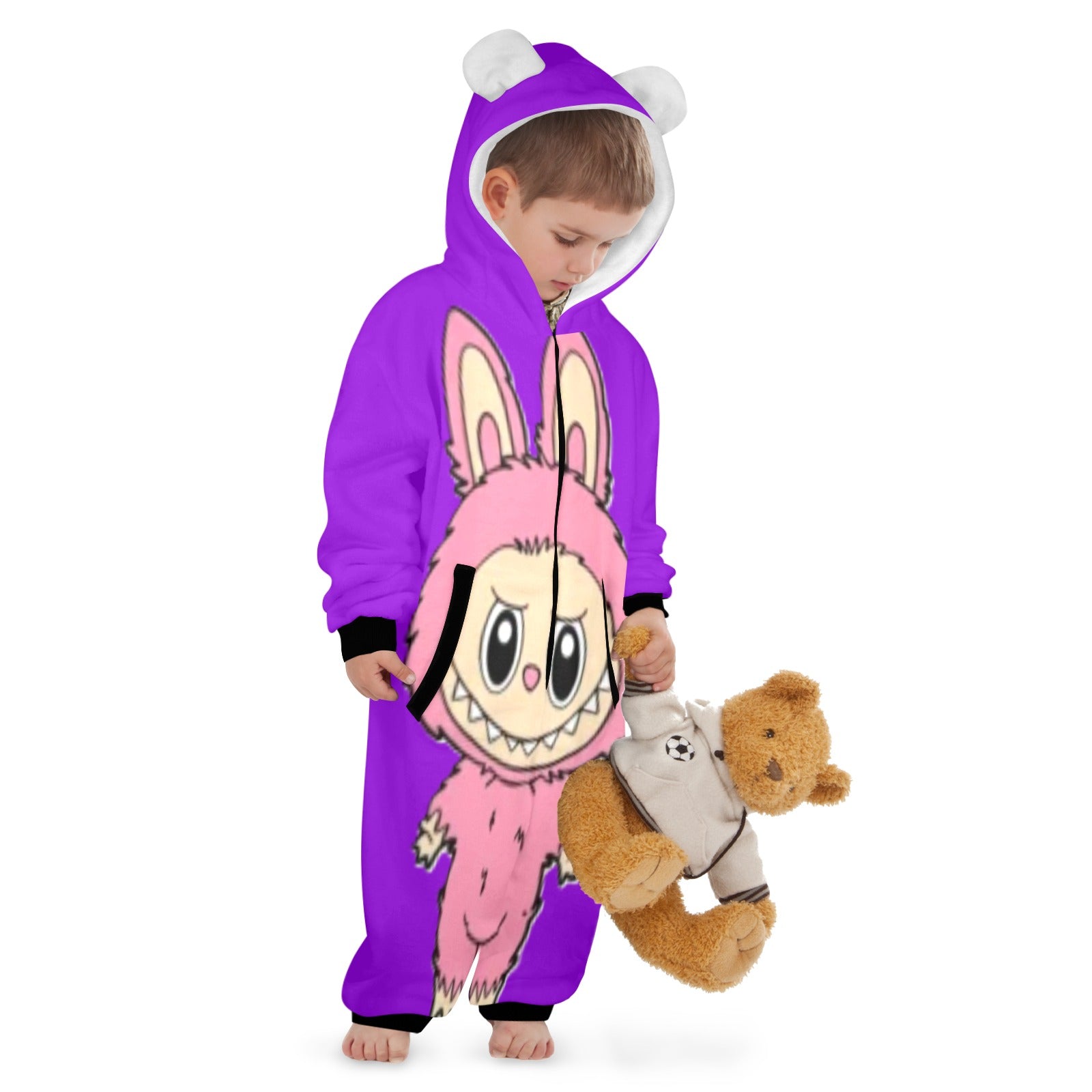 KSC's Exclusive Labubu Little Kids Onesies (2 to 7 Years Old) - Pink Labubu