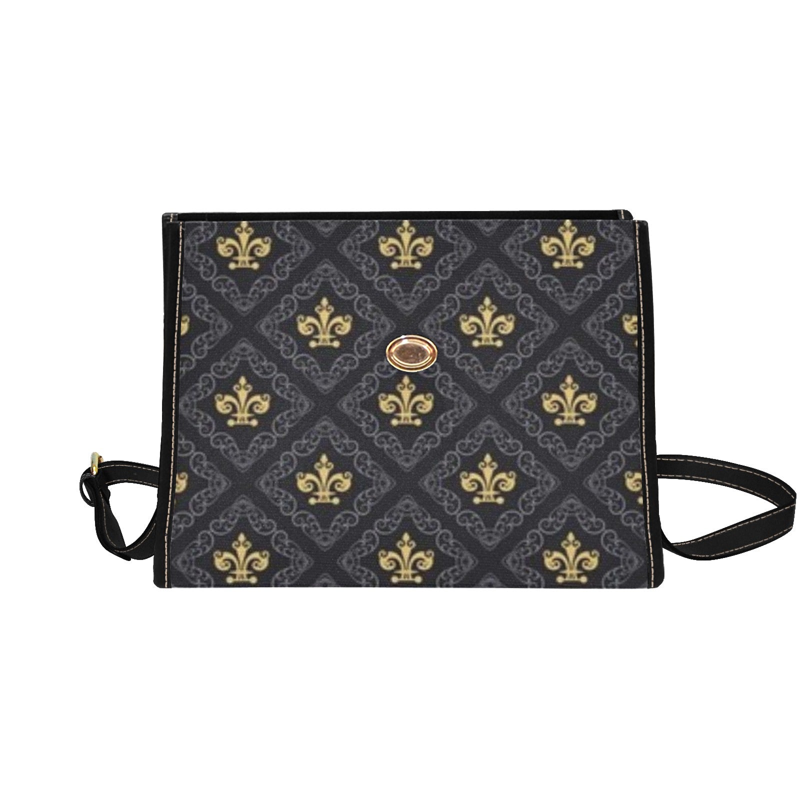 KSC's Custom Design's Hand Bag-Lock bags (black shoulder strap, black edging) - 10 Options -Awesome Deal