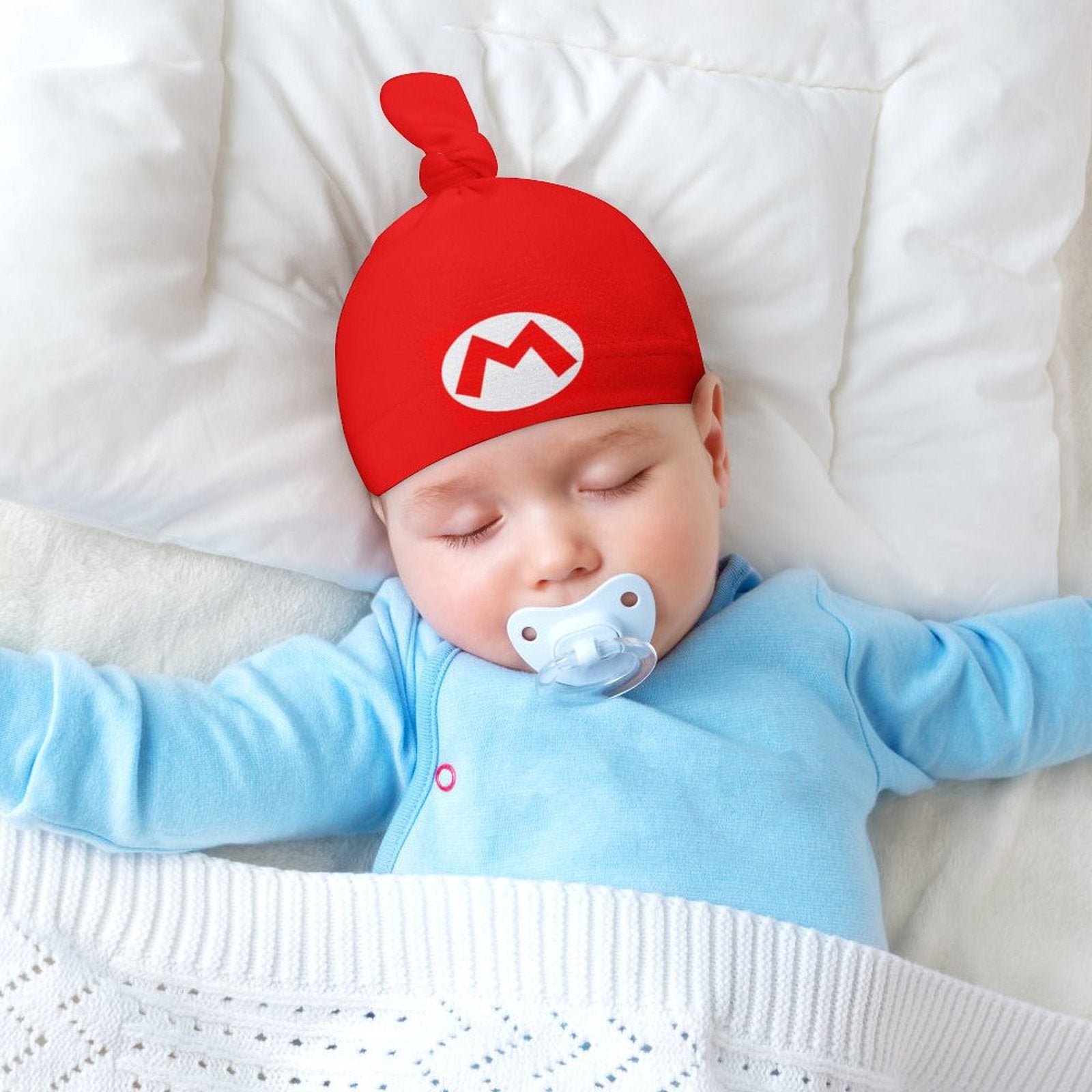 Labubu Mario - Baby Long Sleeve Onesie Set - Shop KSC's Exclusive Trending Viral Labubu Onesies