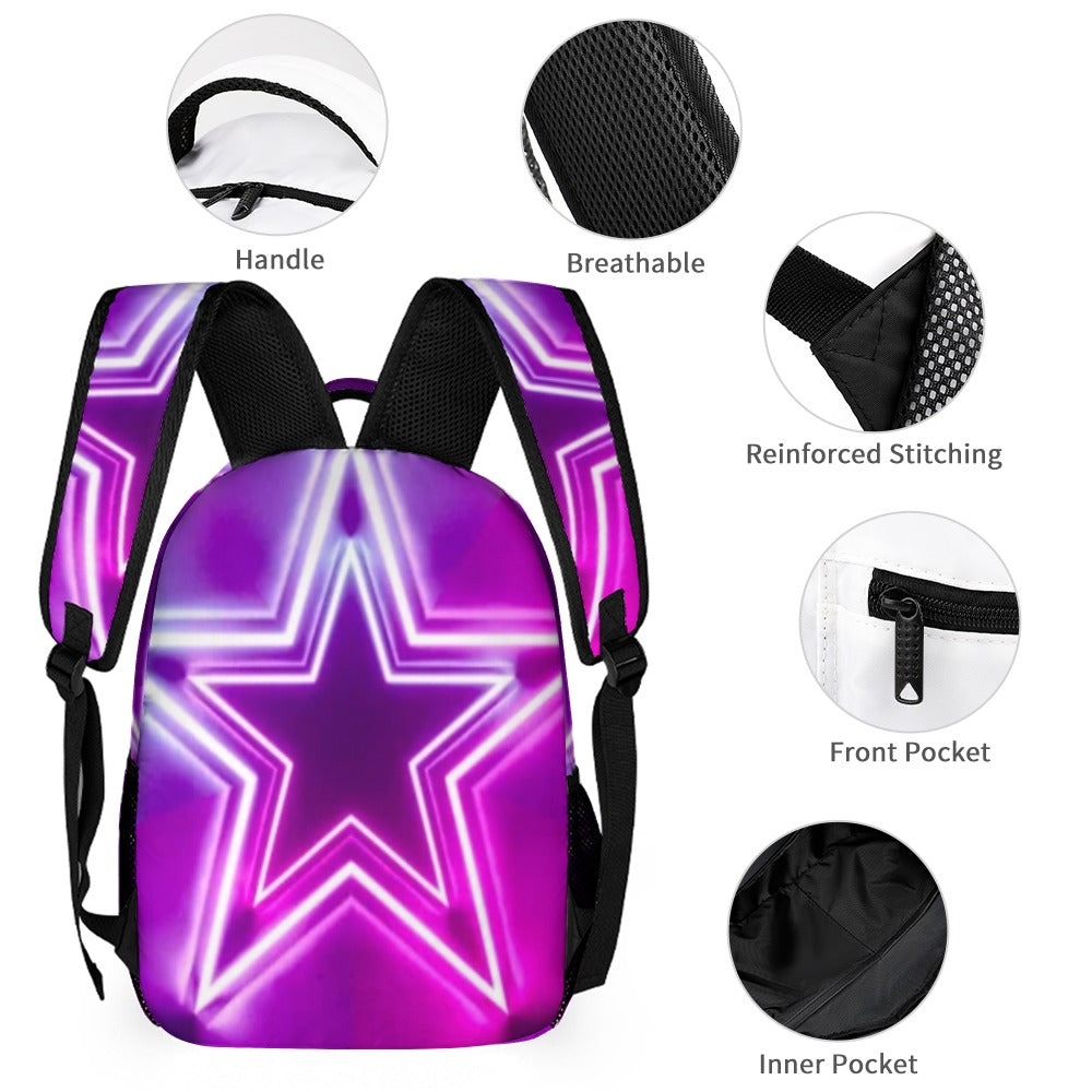 BACK TO SCHOOL BUNDLES -3PC Back To School Set - KSC's Custom Designs Back To School Sets - Backpacks, Three piece set combination Backpacks, Lunch Box, Pencil Bag/Organizer