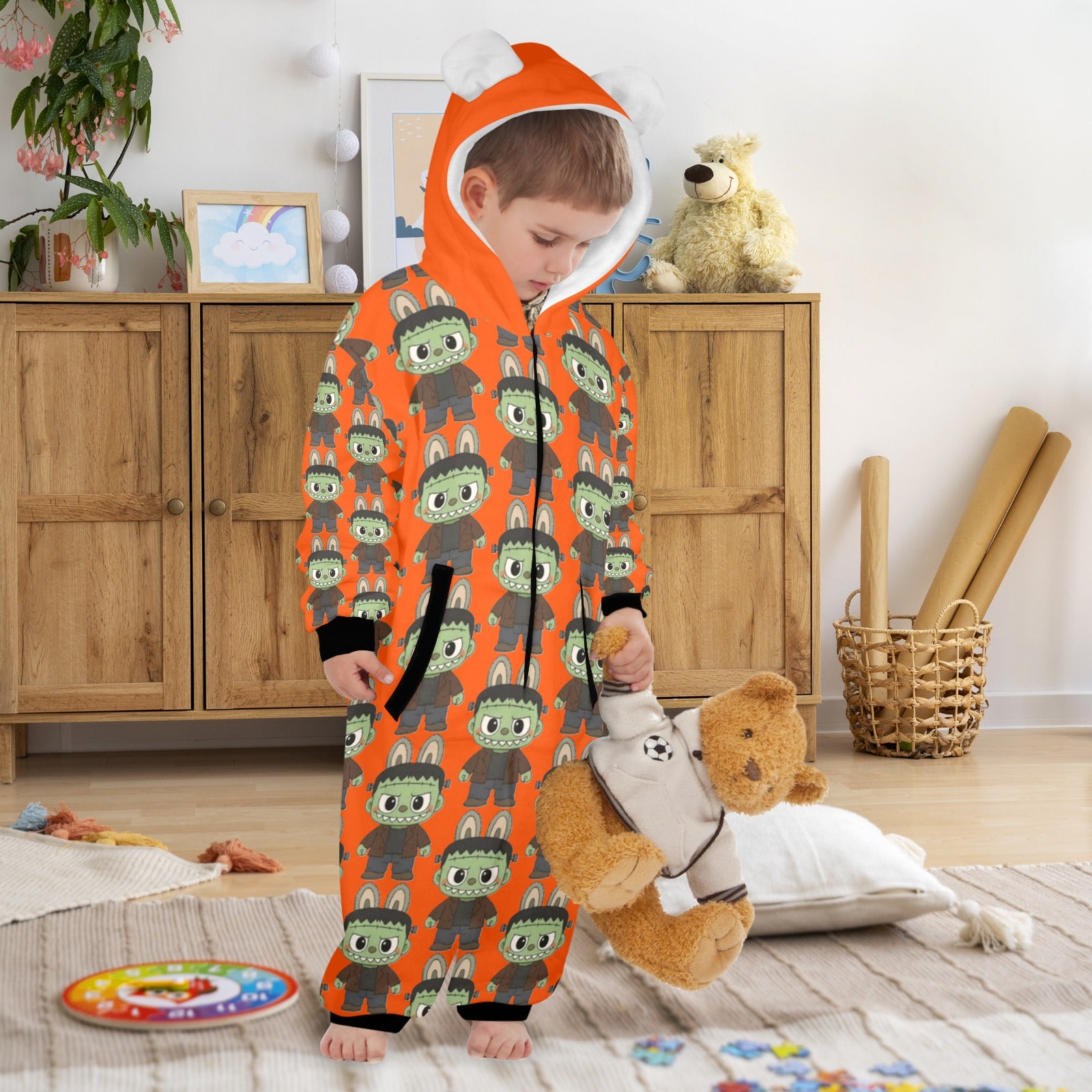KSC's Halloween Frankenstein Lil Kid Unisex Onesie 2 to 7 years old