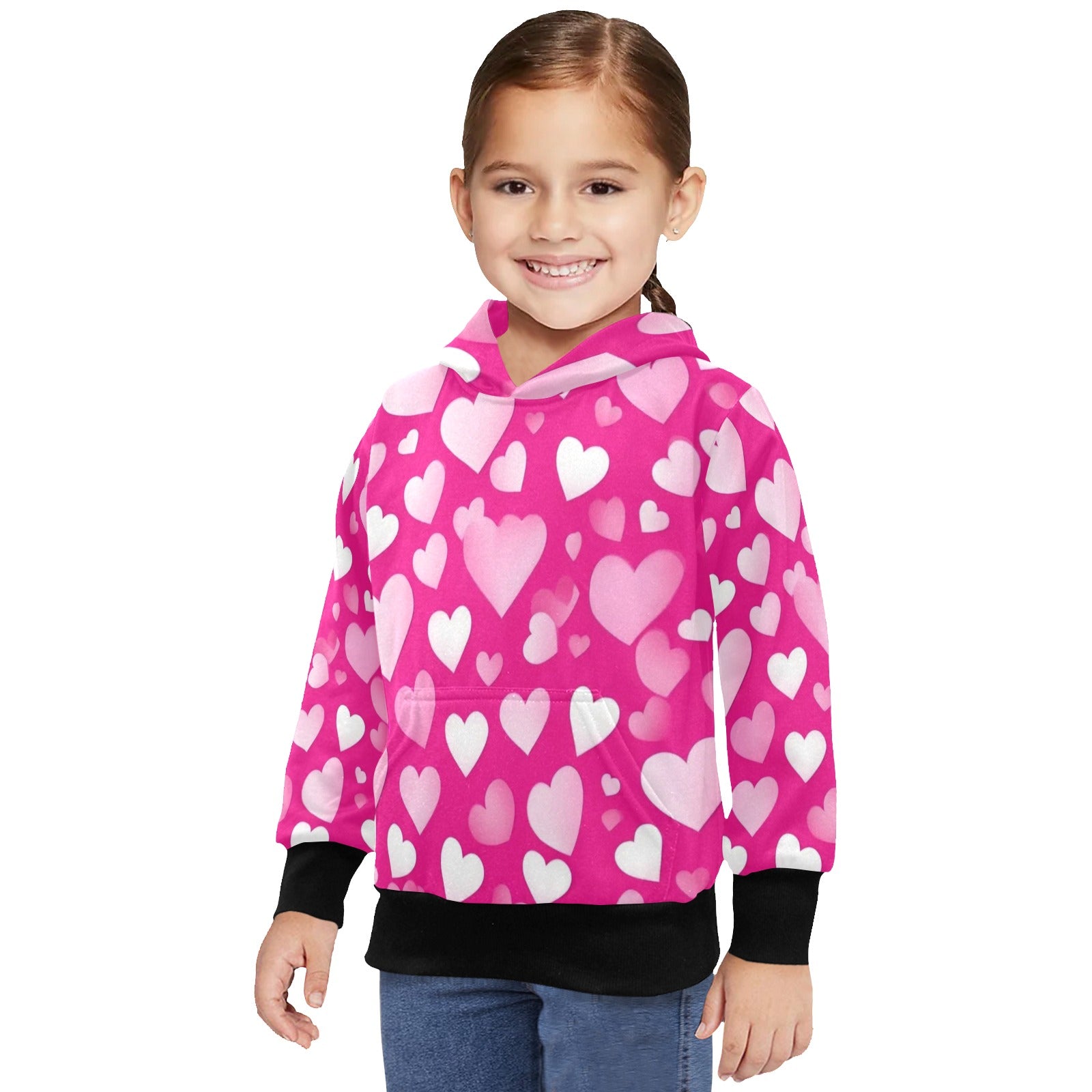 KSC's Designs Little Girls' Long Sleeve Hoodies