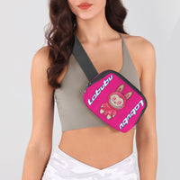 💖 Labubu Pink Pop Crossbody – Fanny Fun for All Ages! Pink Labubu Cross Body Bags - Fanny Bags