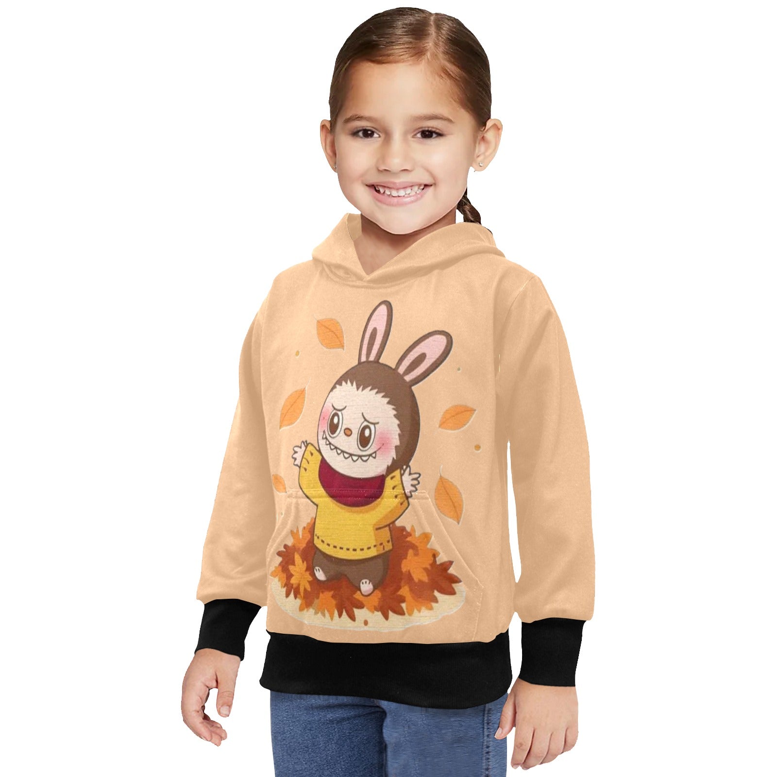 KSC's Little Girls' Fall Labubu Long Sleeve Hoodies - CUTE & COMFY - PERFECT FOR FALL & WINTER!