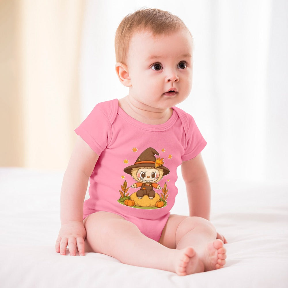 KSC's BABY LABUBU BODYSUIT -Short -Sleeve Baby's Bodysuit