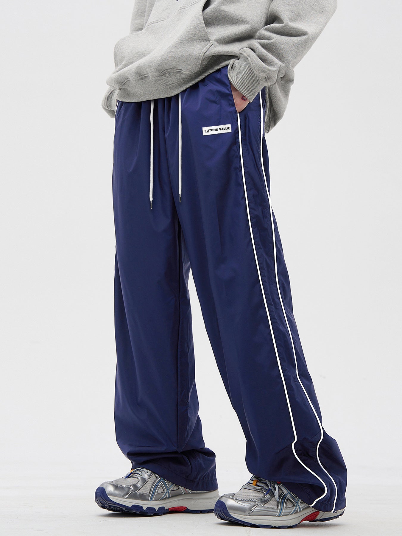 Casual pants men's Spring and summer American sport straight-leg pants, loose wide-leg pants TK1028