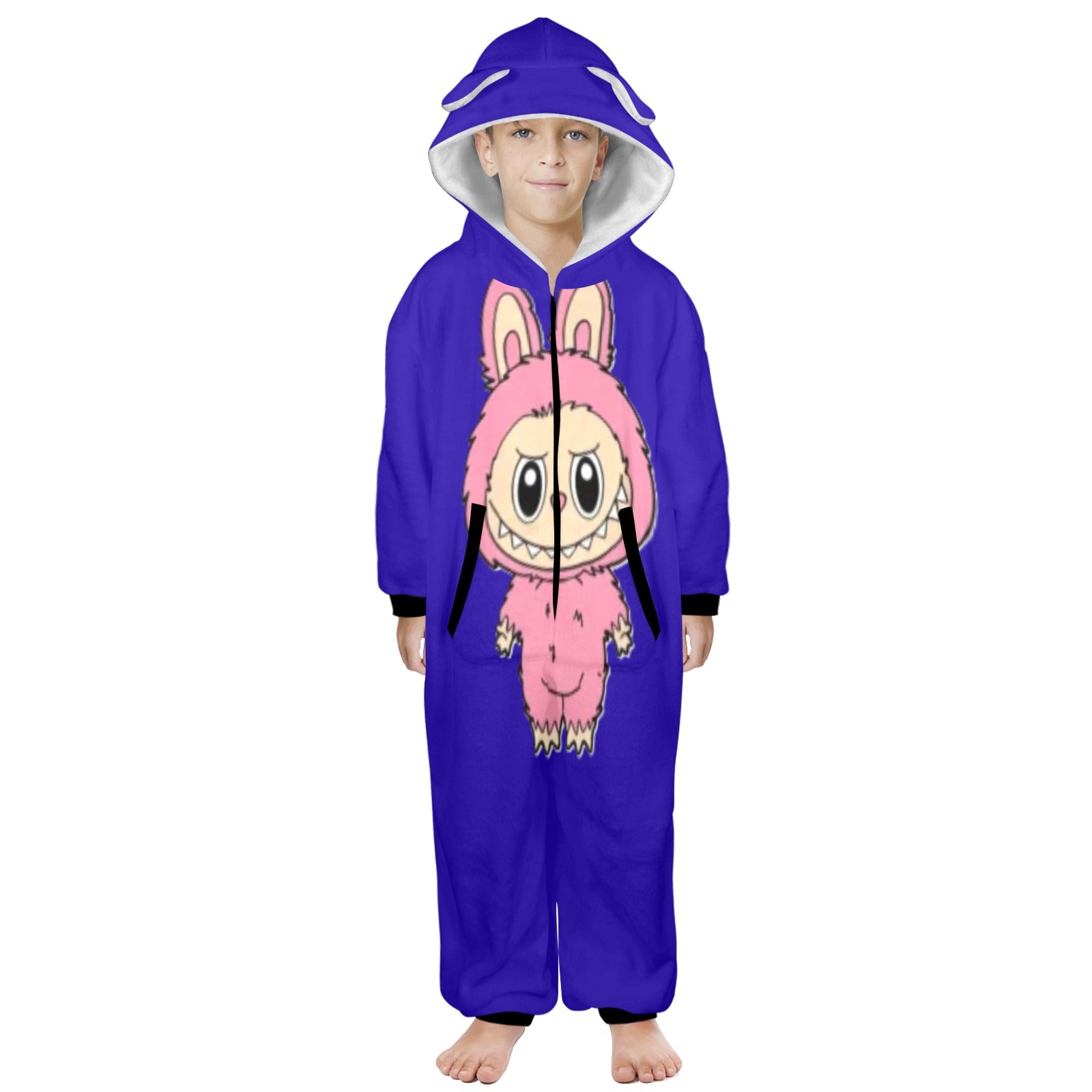 KSC's Exclusive Big Kids Onesie Labubu (8 to 15 Years) Blue Pink Labubu