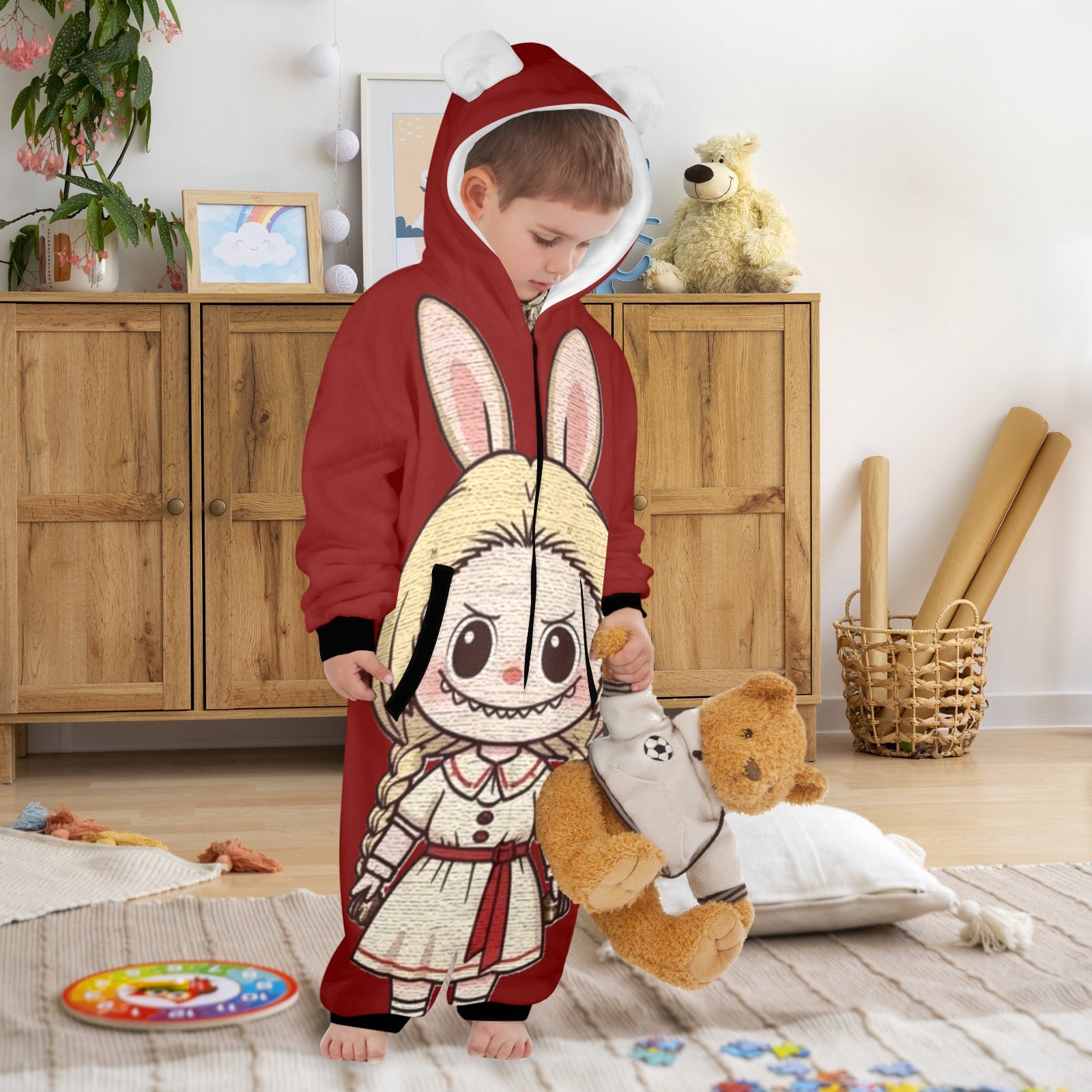 KSC's Halloween Exclusive Little Kid Unisex Onesie Labubu AnnaBelle Conjuring
