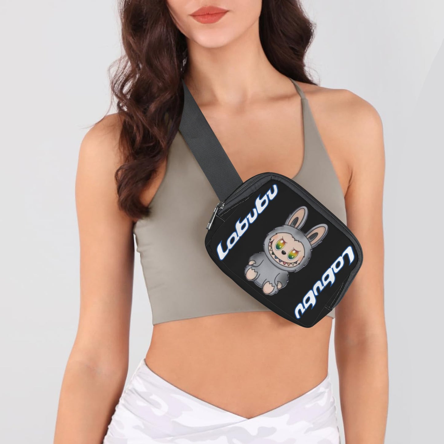 🧨 TRENDING: Labubu™ Grey Crossbody Fanny – Street-Smart Style for Every GenerationGrey Labubu Cross Body Bags - Fanny Bags for ALL AGES