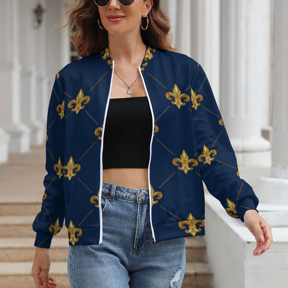 Women's Long Sleeve Zipper Jacket (10 Options) - KSC's Limited Edition Designer Collections