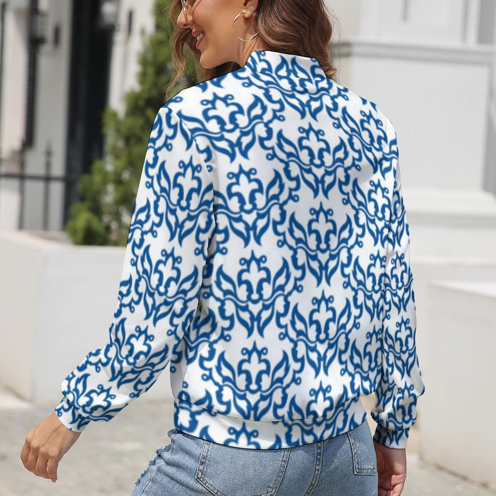 Women's Long Sleeve Zipper Jacket (10 Options) - KSC's Limited Edition Designer Collections