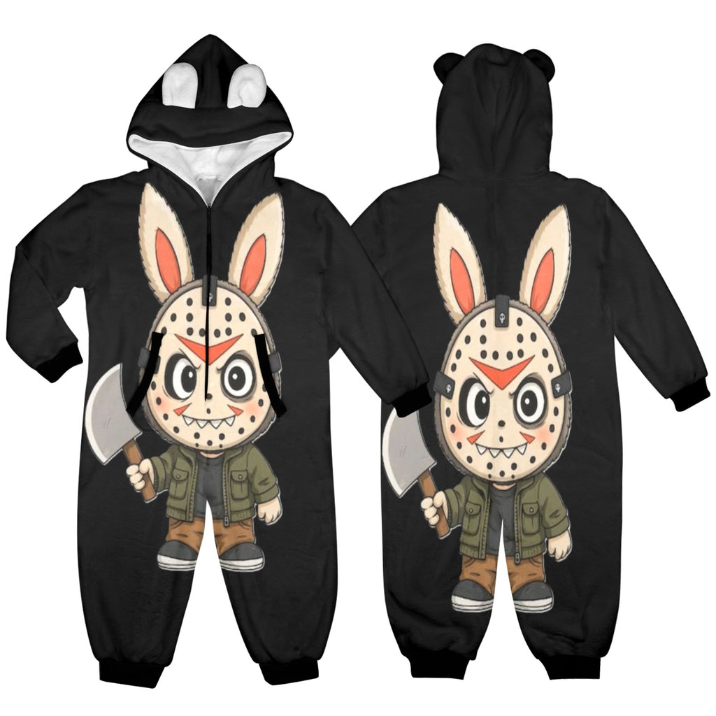 KSC's Halloween Exclusive Little Kids Unisex Onesie Labubu Jason Friday 13th