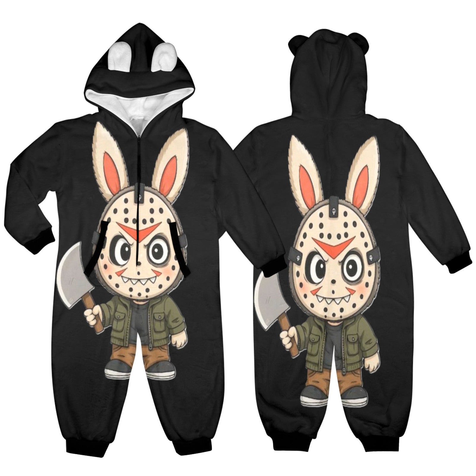 KSC's Halloween Exclusive Little Kids Unisex Onesie Labubu Jason Friday 13th