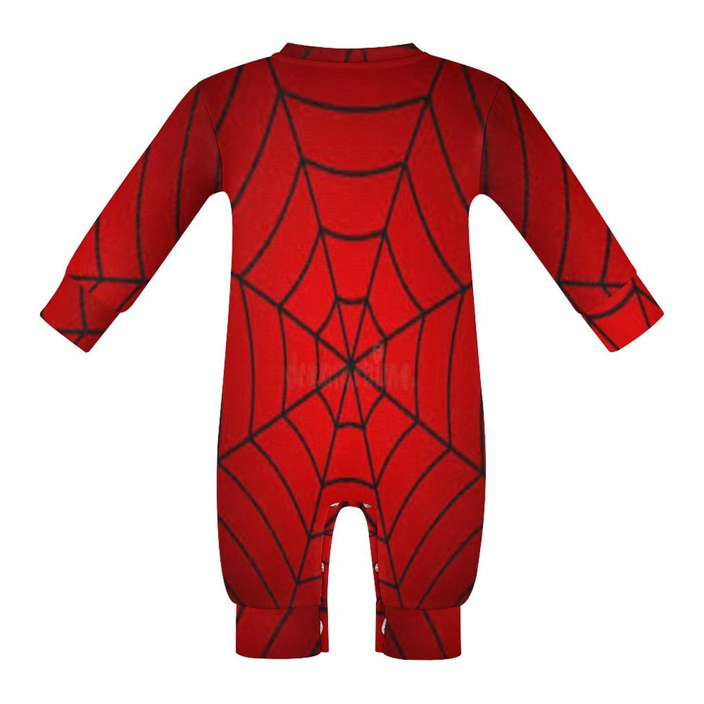 Spiderman Labubu Onesie Romper Long Sleeve with Hat